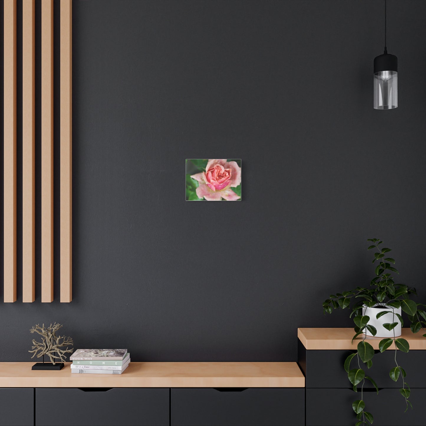 Heart Rose Close Up - Matte Canvas