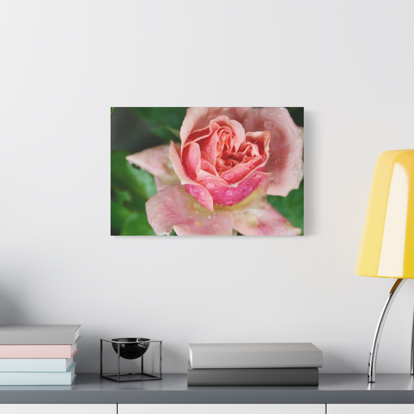 Heart Rose Close Up - Matte Canvas