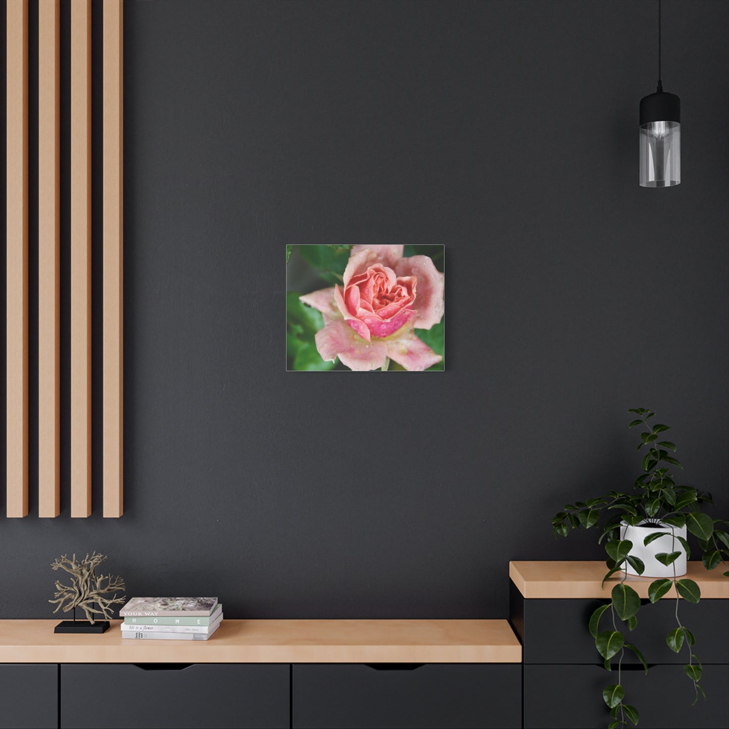 Heart Rose Close Up - Matte Canvas