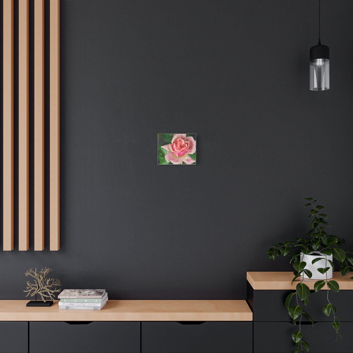 Heart Rose Close Up - Matte Canvas