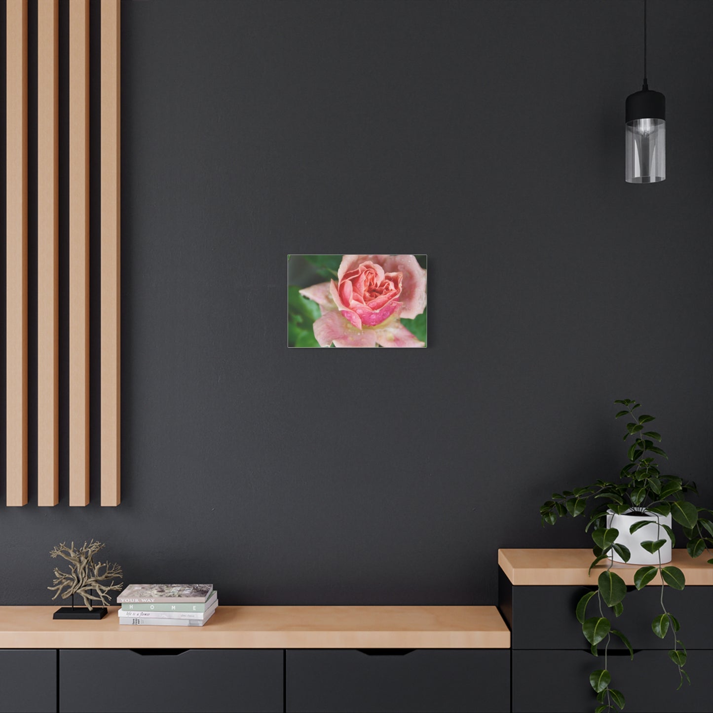 Heart Rose Close Up - Matte Canvas