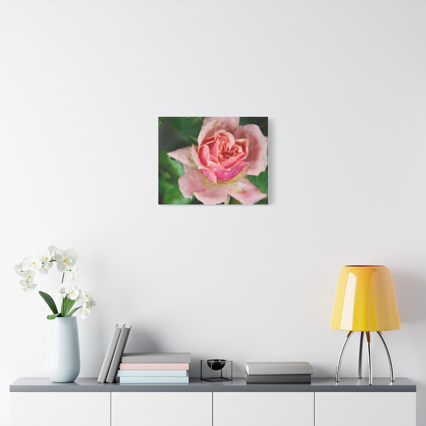 Heart Rose Close Up - Matte Canvas