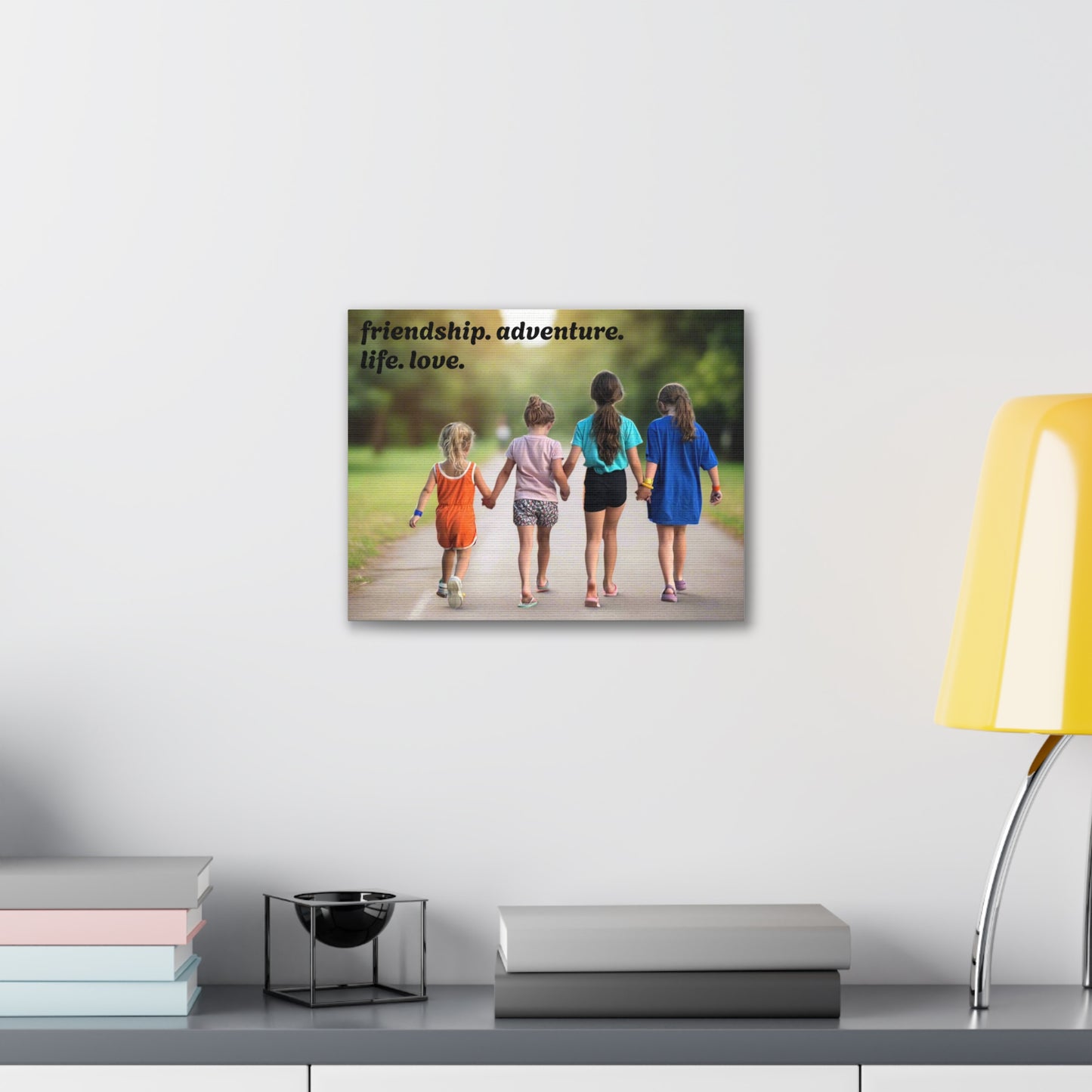 friendship. adventure. life. love. Canvas Print