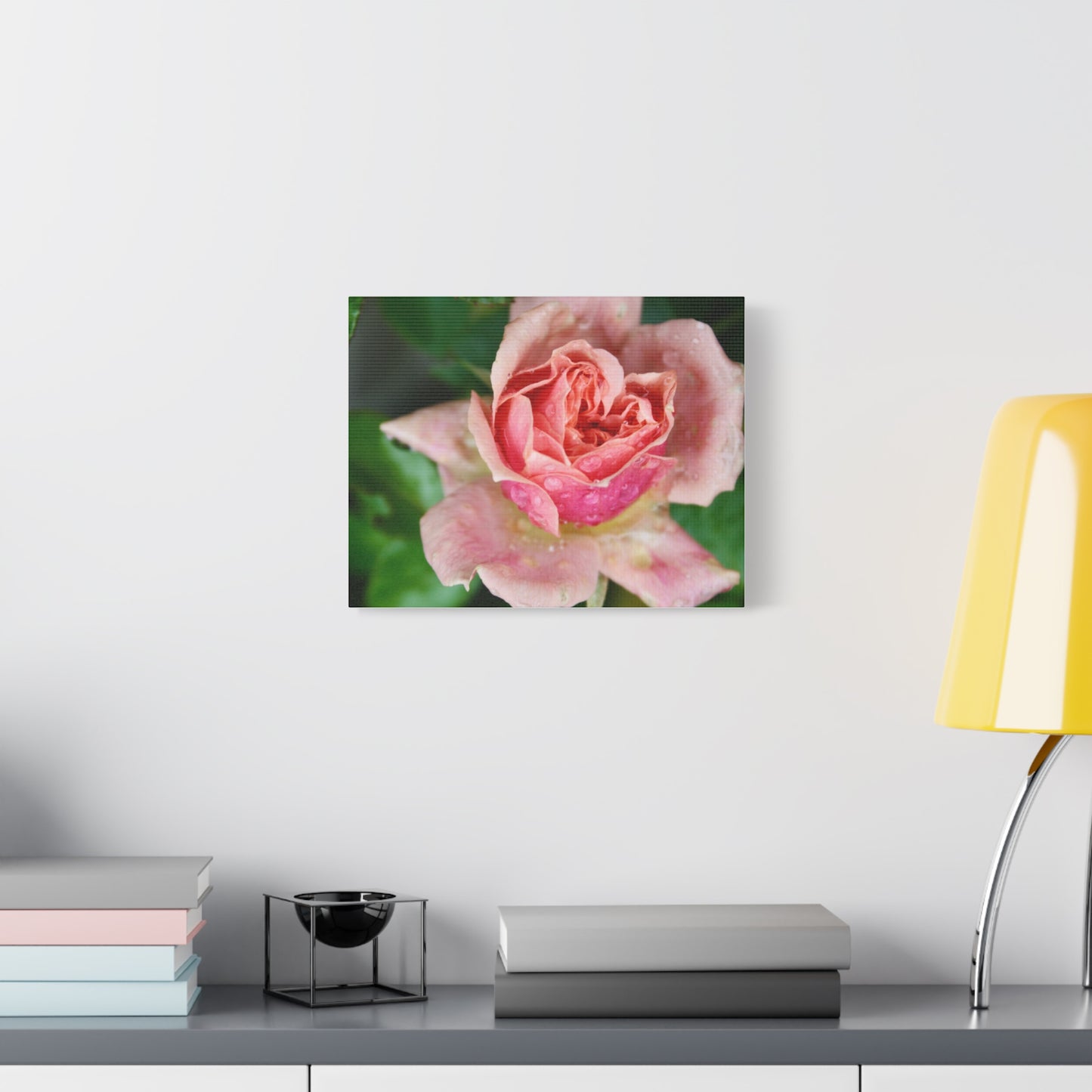 Heart Rose Close Up - Matte Canvas